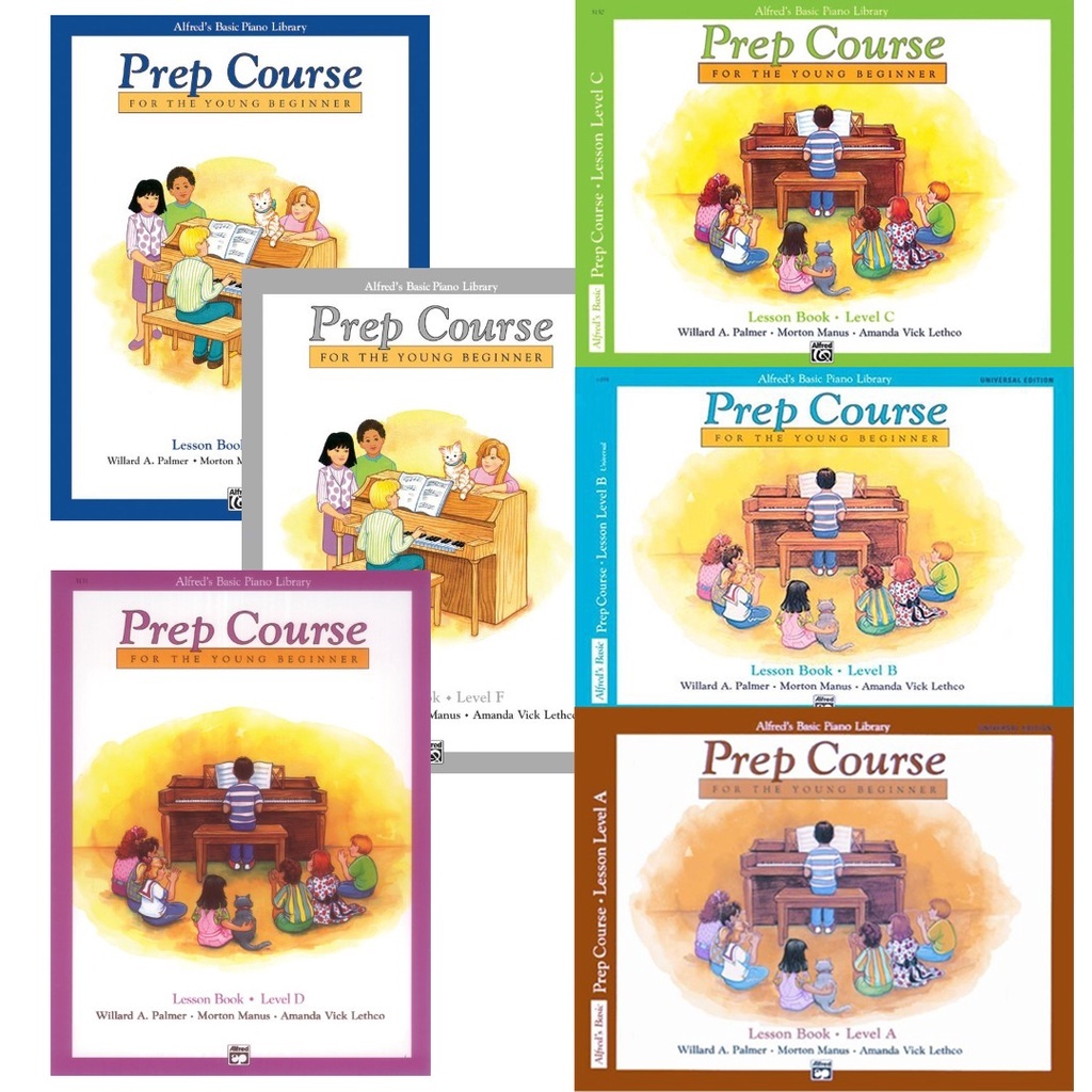 หนังสือเรียนเปียโน Alfred's Basic Piano Prep Course: Lesson Book