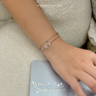❄️✨🌸 White Blossom Bracelet กำไลข้อมือ 🌸✨❄️ B008