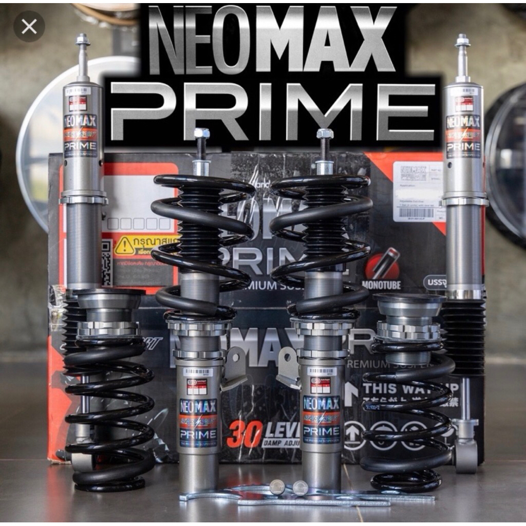 โช๊ค Silver : Neo max prime ตรงรุ่น Civic FC,FK