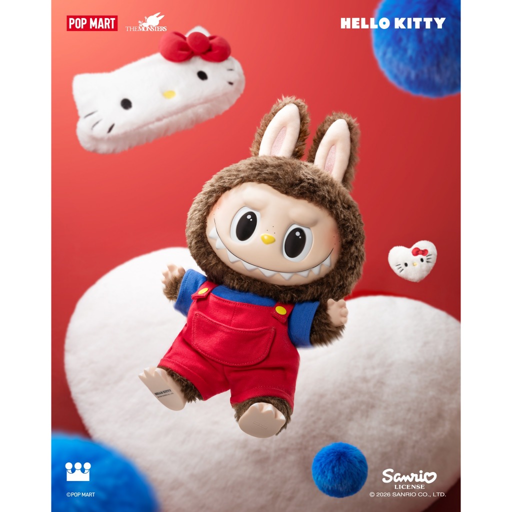 (พร้อมส่ง) THE MONSTERS × HELLO KITTY-Vinyl Plush Doll ราคา ถูกที่สุด ดีลบีเคเค แกลเลอรีภาพที่ 3