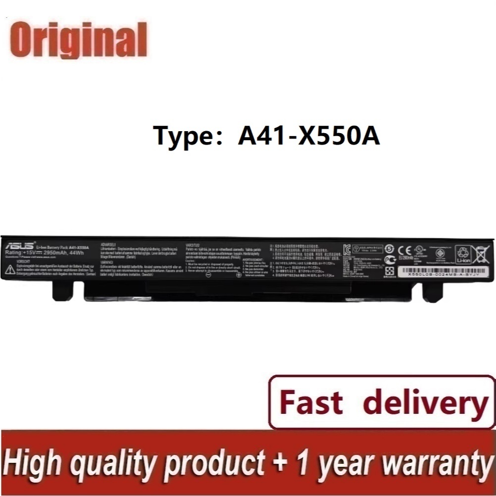 15V 2950mAh 44Wh A41-X550A A41-X550 Laptop Battery Compatible with Asus A450 A550 F450 K450 K550 X450 X550 X550CA Notebo