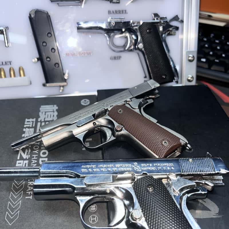 M-1911 Toy Keychain Model with All-Metal Design