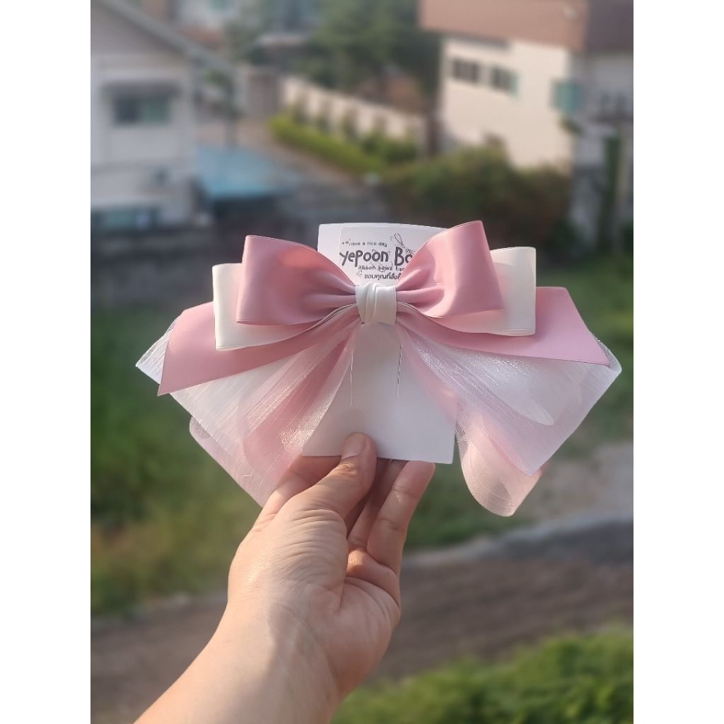 โบว์ติดผม ทรงน่ารักมากๆ มีหลายสี ติดได้ทุกโอกาศ