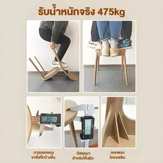 (ซื้อ 1 แถม 1 ) เก้าอี้กินข้าว เก้าอี้พลาสติก เก้าอี้ เก้าอี้พลาสติกมีพนักพิง สไตล์เรียบง่าย Plastic Dining Chair ซ้อนกั