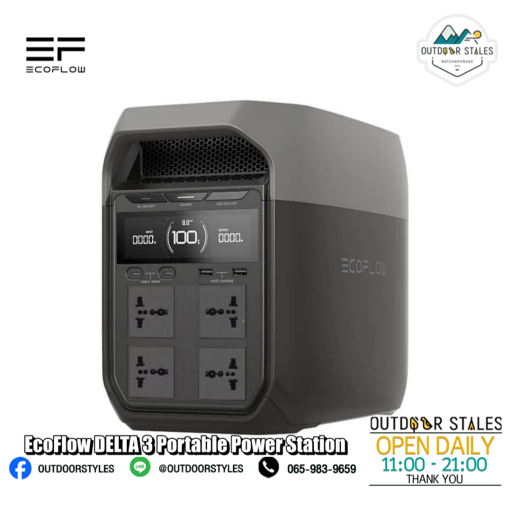 EcoFlow DELTA 3 Portable Power Station