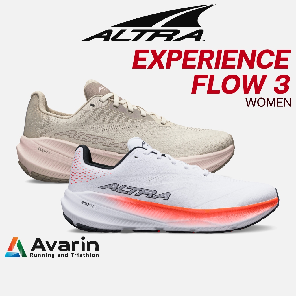 Altra Experience Flow 3/Flow 2 [Women] [ฟรี! ตารางซ้อม] รองเท้าวิ่งถนน หน้าเท้ากว้าง นุ่มเด้งกำลังดี