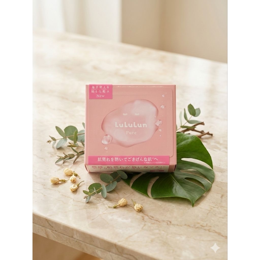LuLuLun Pure Balance Face mask ลูลูลูน แผ่นมาส์กหน้า สูตรปรับสมดุลผิว เพียว บาลานซ์ แพ็ค 36 แผ่น