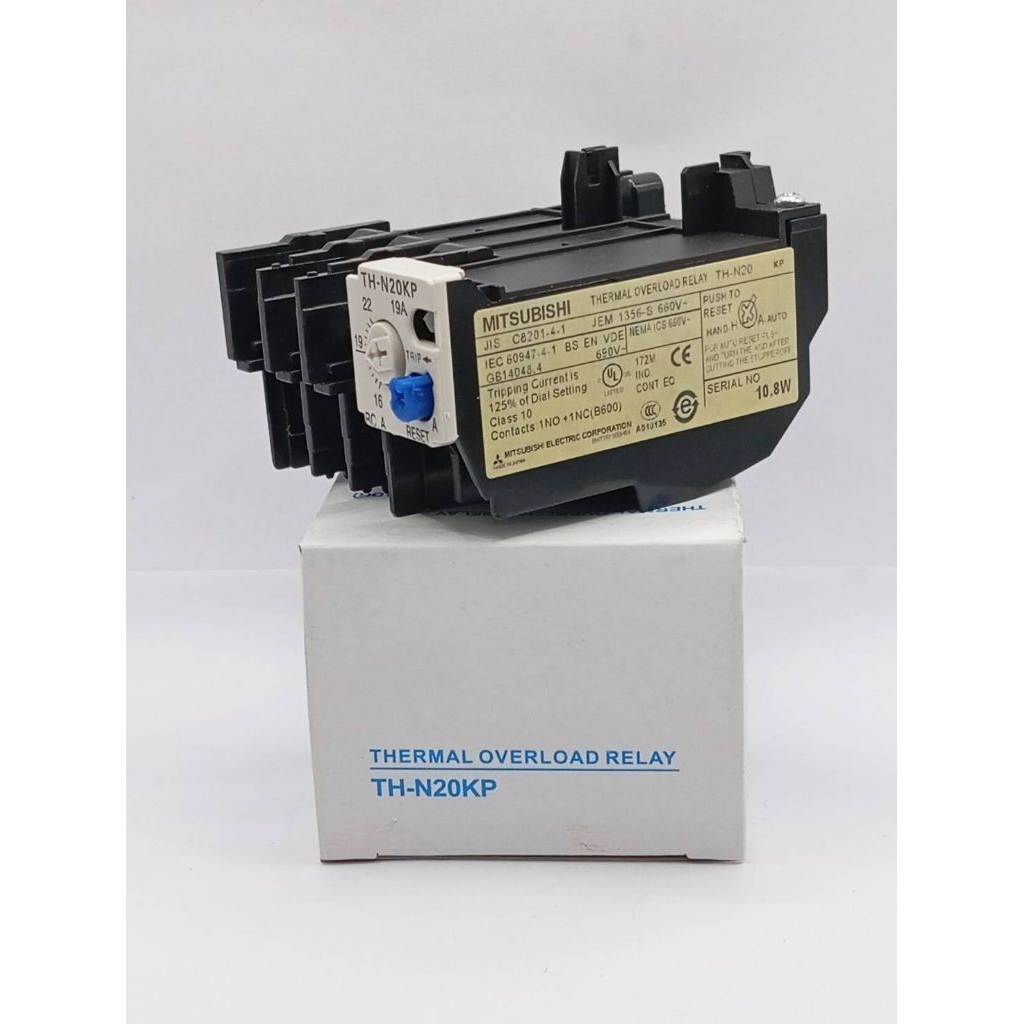 ร้านในกทม TH-N20 19A Thermal Overload Relay ของยี่ห้อ Mitsubishi รุ่น TH-N20KP. พร้อมจัดส่งจากกทม