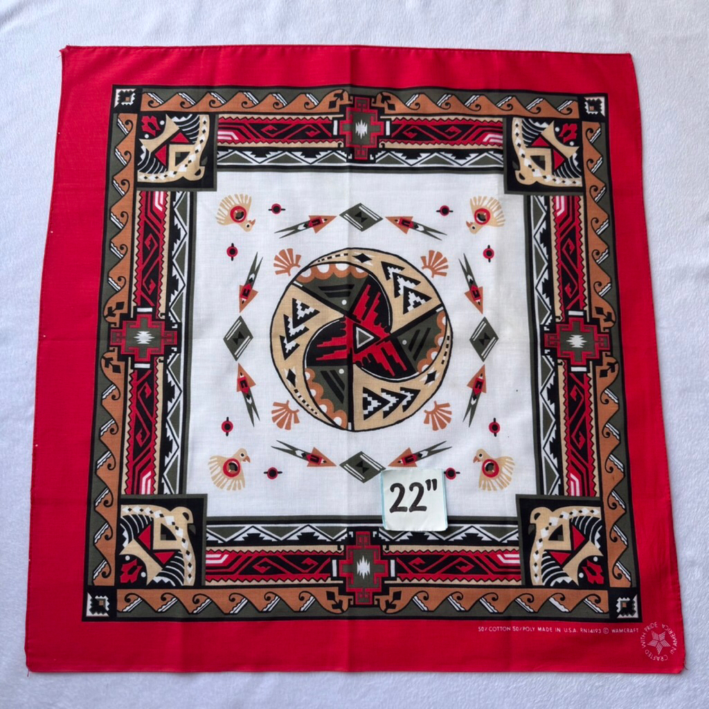 Indians USA Navajo ผ้าเช็ดหน้า
