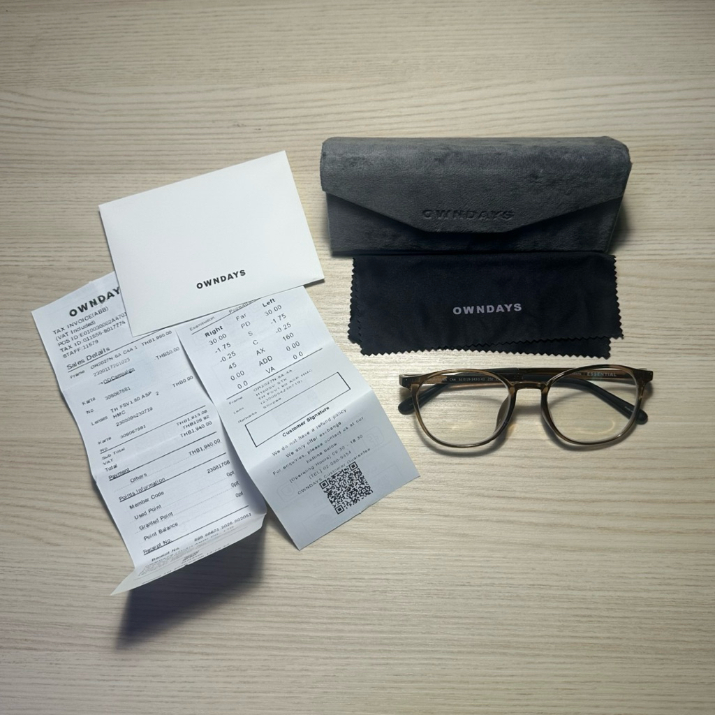 แว่น owndays สั้น175