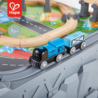 Hape - 70 Piece Railway Train & Table Set        โต๊ะรถไฟ 70 ชิ้น พร้อมรถไฟแบตเตอรี่        3Y+ รูปที่ 5