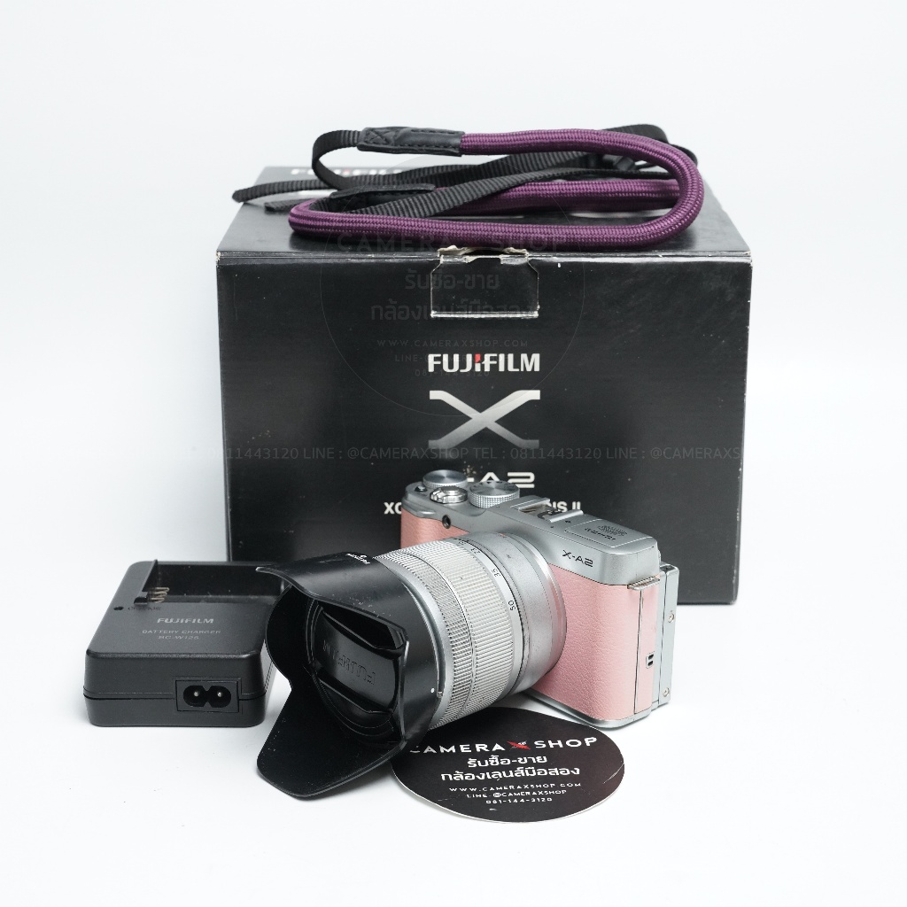 Fuji XA2 สีชมพู มีกล่อง