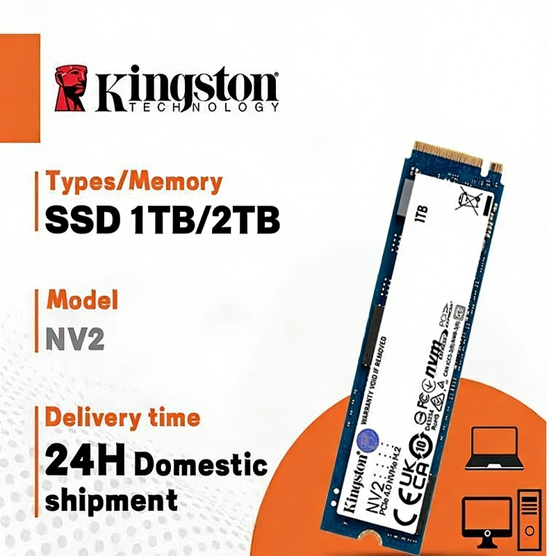 [ท้องถิ่นไทย] Kingston SSD M.2 NV2 เอสเอสดี 1TB 2TB Internal Solid State Drive  Laptop โซลิดสเตตไดรฟ