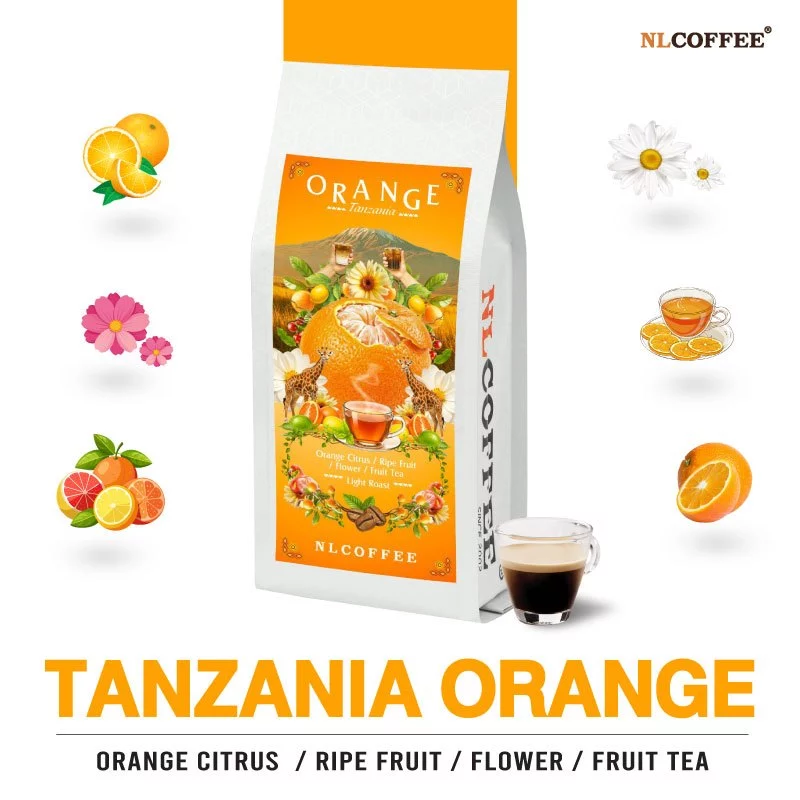 NLCOFFEE เมล็ดกาแฟ Tanzania Orange 250g.