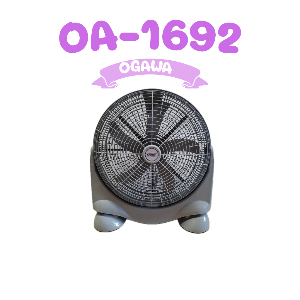 [พร้อมจัดส่ง] OGAWA พัดลมอุตสาหกรรมสไลด์ฐานกลม 16 นิ้ว รุ่น OA-16D