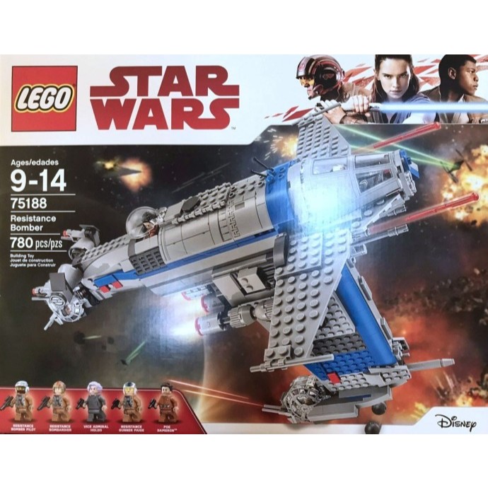 Lego Star Wars 75188 Resistance Bomber (สินค้าใหม่พร้อมส่ง)