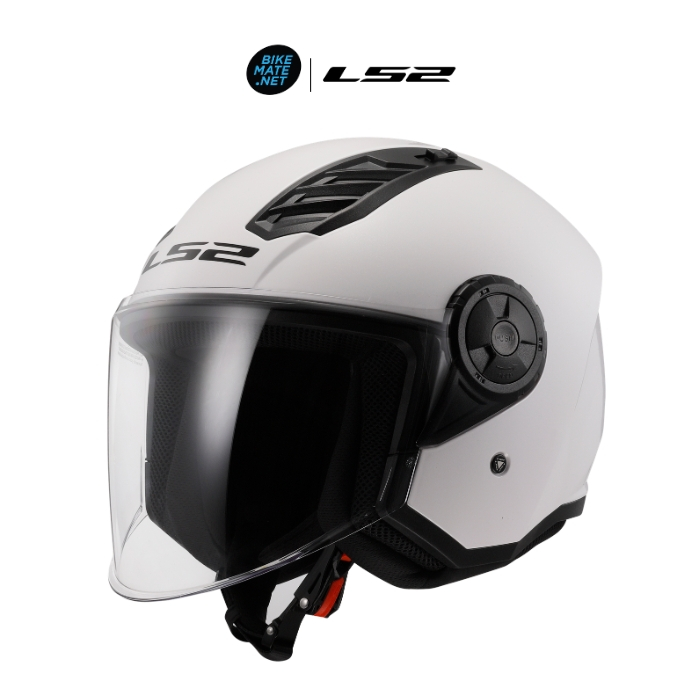 LS2 Helmets OF616 Airflow II Solid Gloss White - หมวกกันน็อคเปิดหน้า