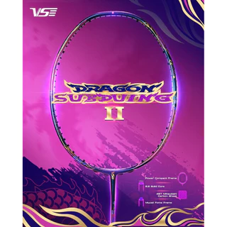 𝗩𝗦 ไม้แบดมินตัน รุ่น 𝗗𝗥𝗔𝗚𝗢𝗡 𝗦𝗨𝗕𝗗𝗨𝗜𝗡𝗚 𝗜𝗜 🏸🔥ไม้บุก ทรงพลัง ดีดสบาย ⚡️🎯[ของแท้ 💯] ประกันศูนย์ไทย 𝟲 เดือน