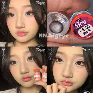 คอนแทคเลนส์ ไฮโดรเจล Roze spy ค่าอมน้ำ55% mini ใหญ่กว่าตาดำนิดหน่อย