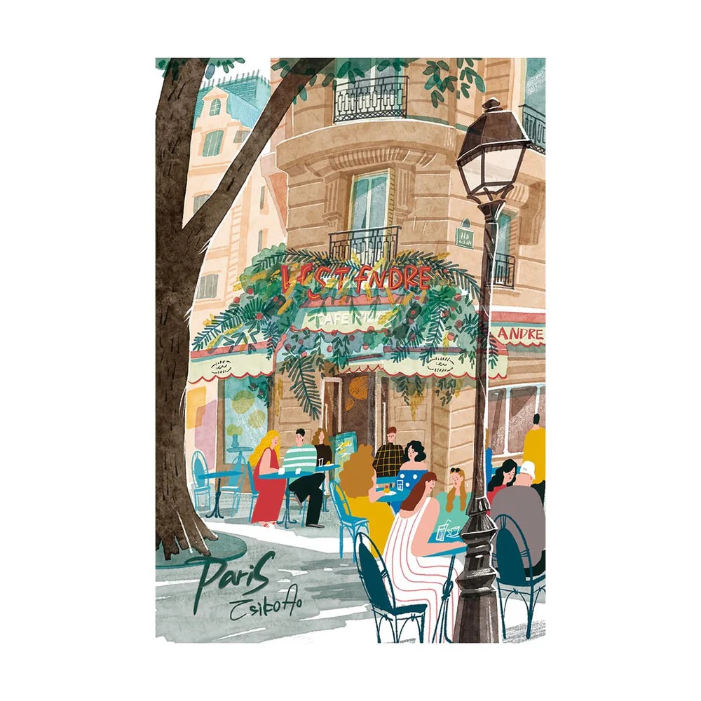 Rolife 1000 Piece Jigsaw Puzzle - PT004 Leisure in Paris | ของแต่งบ้าน ของเล่นศิลปะ DIY