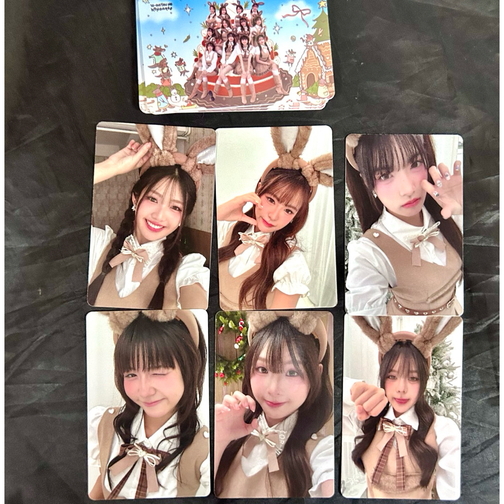 BNK48 Selfie Card 12-Gatsu no Kangaroo จาก NFC Box Marine Arlee Nammon Blythe Lingling Nisha