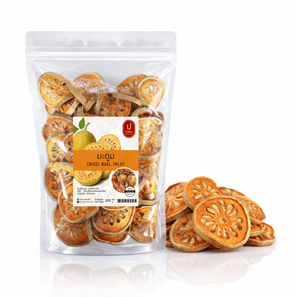 มะตูมแห้ง สำหรับต้มน้ำสมุนไพร Dried Bael Fruit