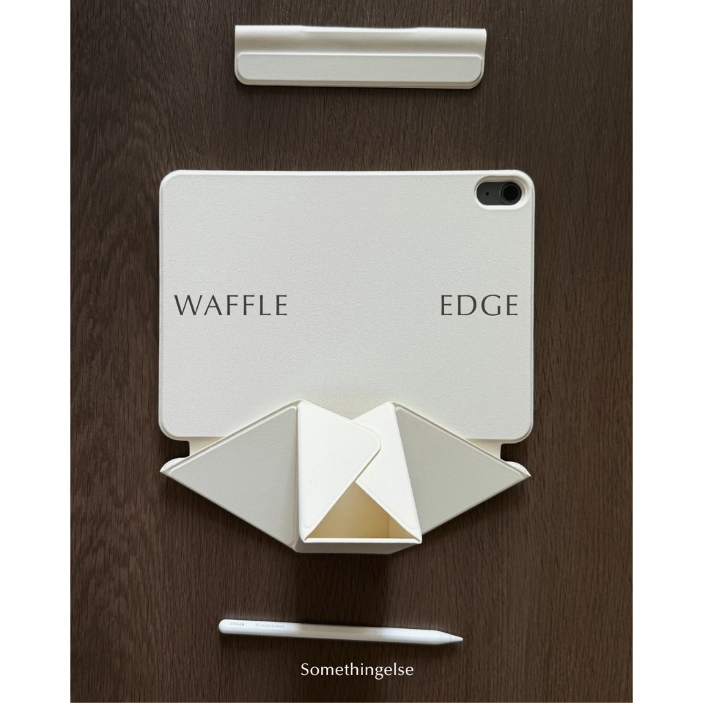[ Waffle Edge ] พร้อมส่ง | เคส iPad กันงอกันกระแทก ถอดแยกปกได้ ตั้งได้กว่า 24 แบบ ยกสูงระดับสายตา