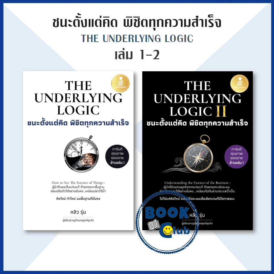 หนังสือ ชนะตั้งแต่คิด พิชิตทุกความสำเร็จ เล่ม 1,2 | ผู้เขียน หลิว รุ่น | สำนักพิมพ์ Infopress 0304