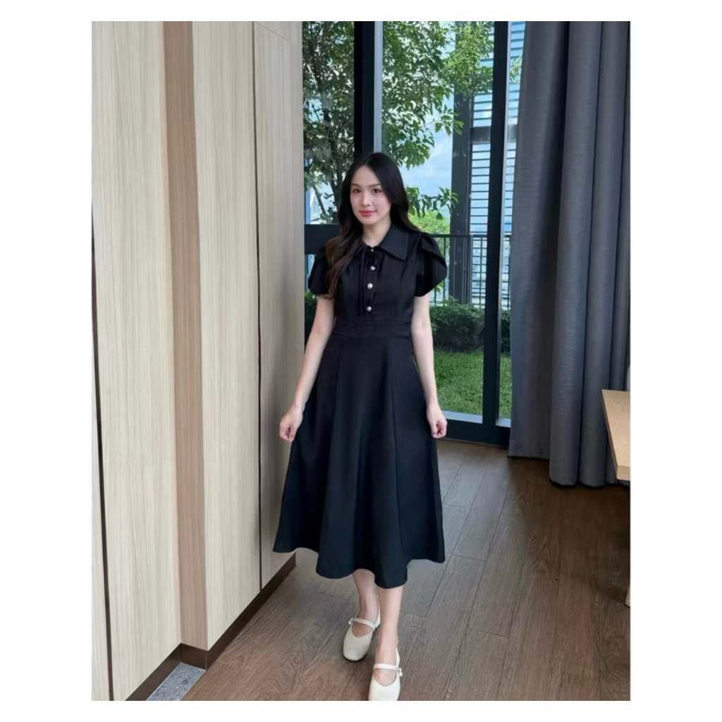 เดรสสีดำยาว แบรนด์Karlyn Clothing ขอดูรูปพต ได้ค่าาา💗💗