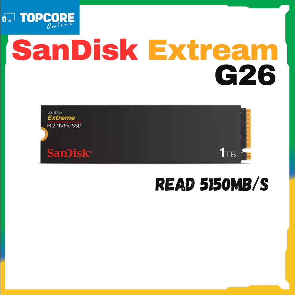 SSD SanDisk Extreme G26 M.2 NVMe PCIe Gen 4.0 - 1TB