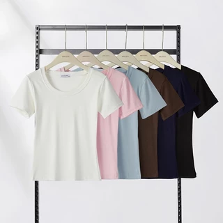HELLDUL T0001เสื้อยืดคอกลมแขนสั้นเนื้อผ้าเรียบเนียน ใส่สบายทุกวัน ส่งจากไทย