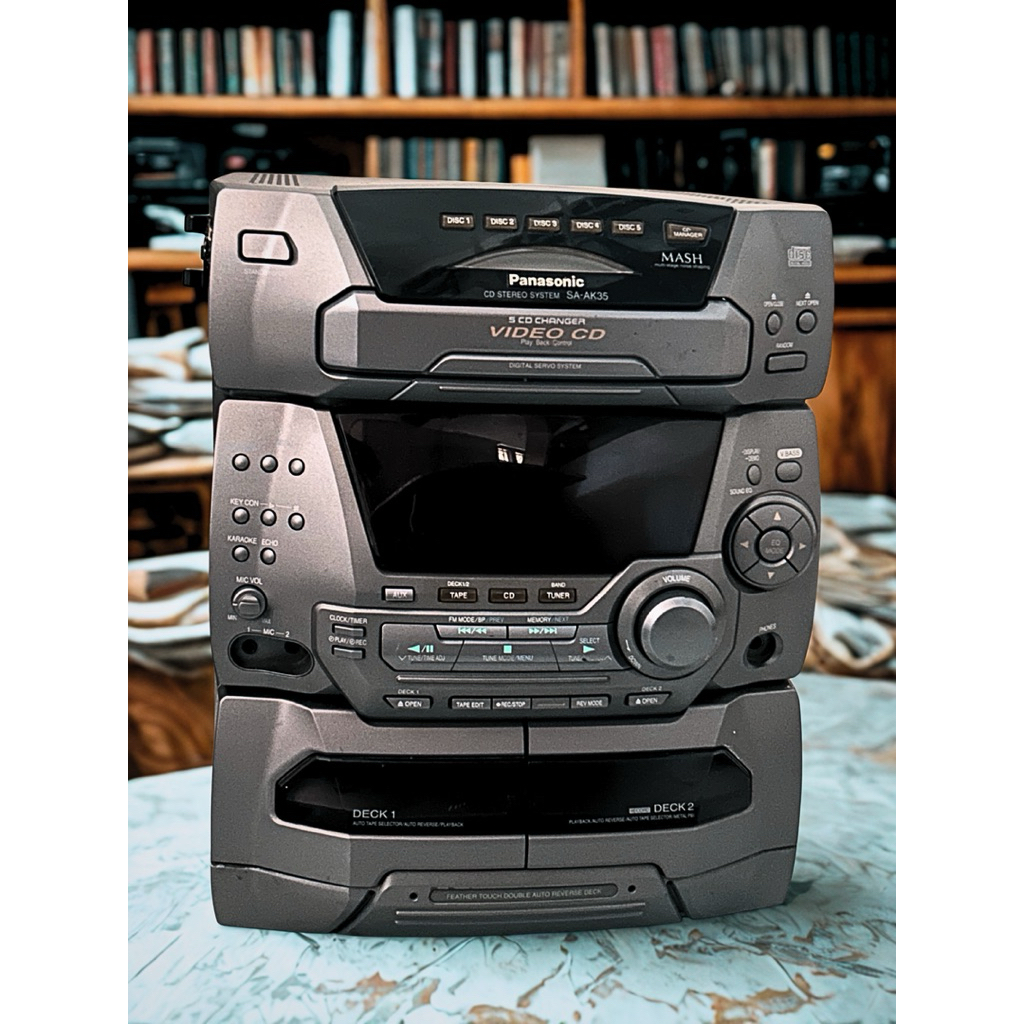 ชุดเครื่องเสียง(มือสอง) Panasonic รุ่น SA-AK350 เป็นเครื่องเสียง