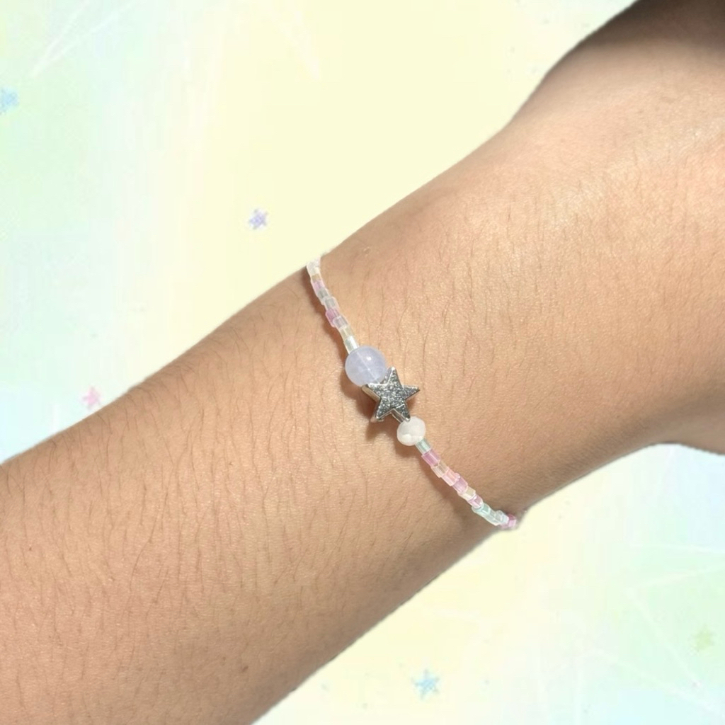 Summer time⋆˚꩜｡ (ส่งใน2-3วัน) กำไลข้อมือลูกปัด รูปที่ 3