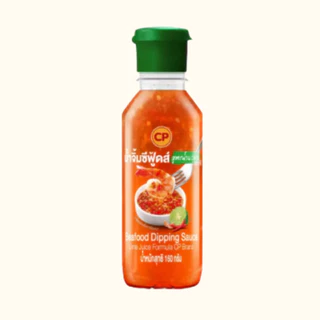 น้ำจิ้มซีฟู้ดส์ ซีพี สูตรมะนาวแท้ 160g แซ่บจี๊ด หอมมะนาว พริกสด พร้อมทาน ไม่ต้องปรุงเพิ่ม