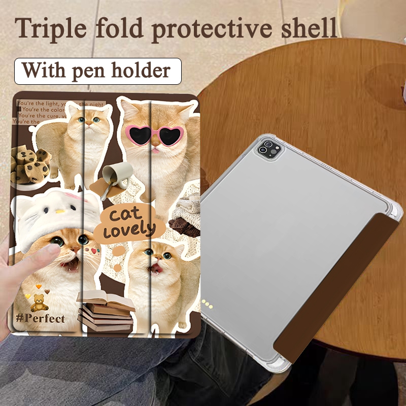 เคสไอแพด สําหรับ Air5/Air3/Air4+Pro11+mini6/mini4/mini5+Air1/2 gen10/gen7/gen8/gen5 ลูกหมูน้อยน่ารัก ราคา ถูกที่สุด ดีลบีเคเค