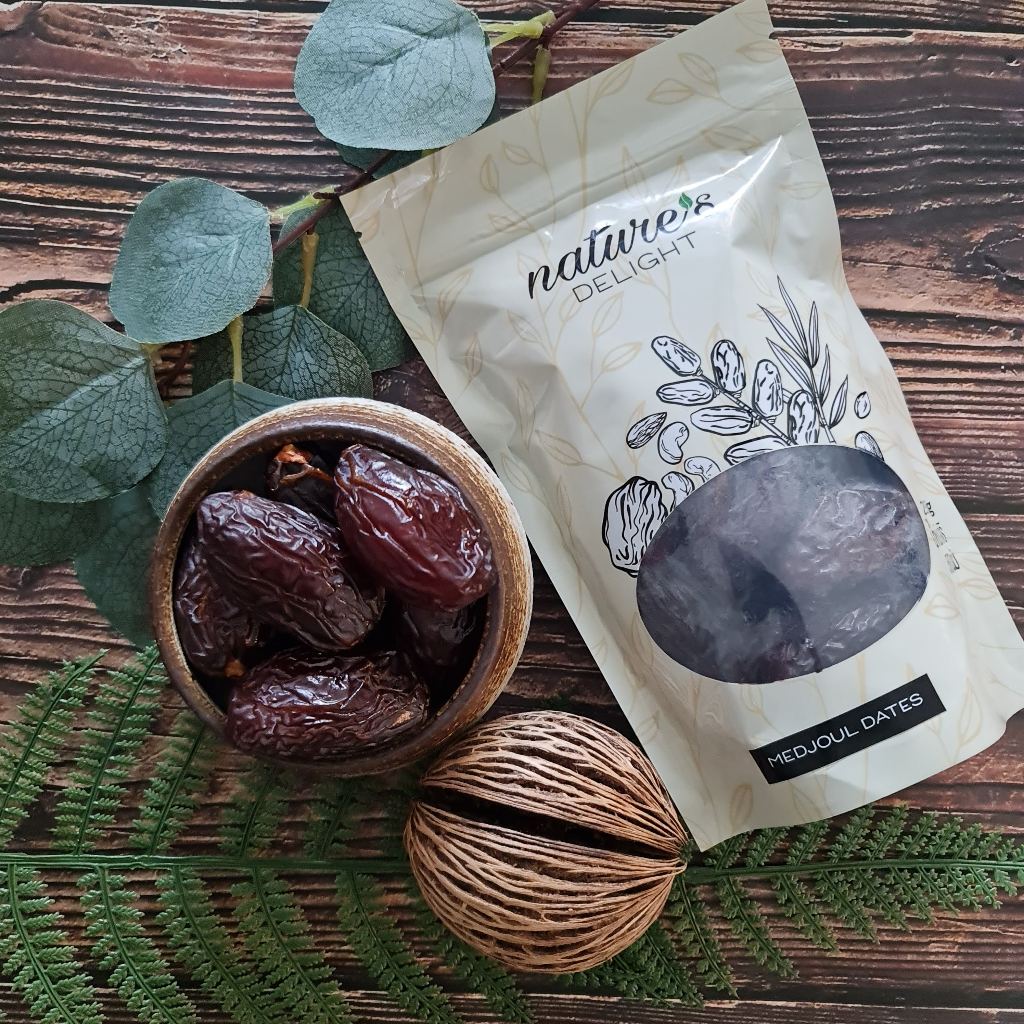 Nature's Delight Dried Medjoul Dates Large  250 g  / อินทผลัมแห้งพันธุ์เม็ดจูลใหญ่ 250 กรัม