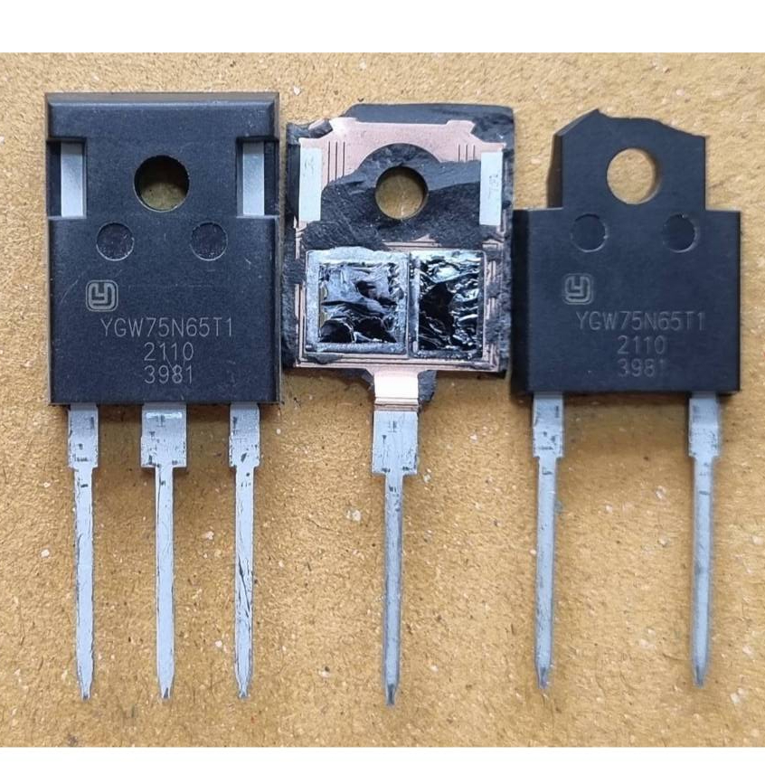 IGBT YGW75N65T1 75A 650V ของแท้ ชิปใหญ่ แรง ทน ใช้แทน FGH75T65 / K75T60A / G75T65A เครื่องเชื่อม อินเวอร์เตอร์