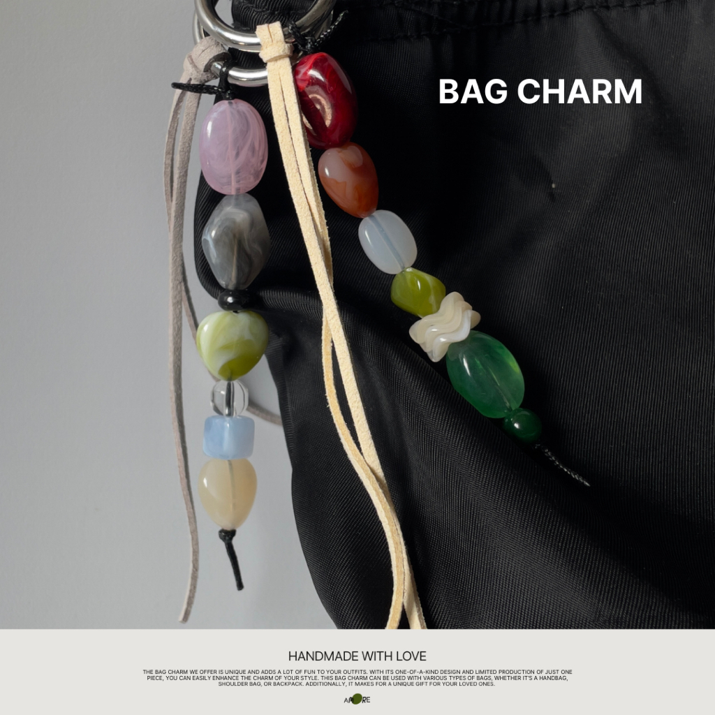 bag charm amore / พวงกุญแจห้อยกระเป๋า พวงกุญแจแต่งกระเป๋า