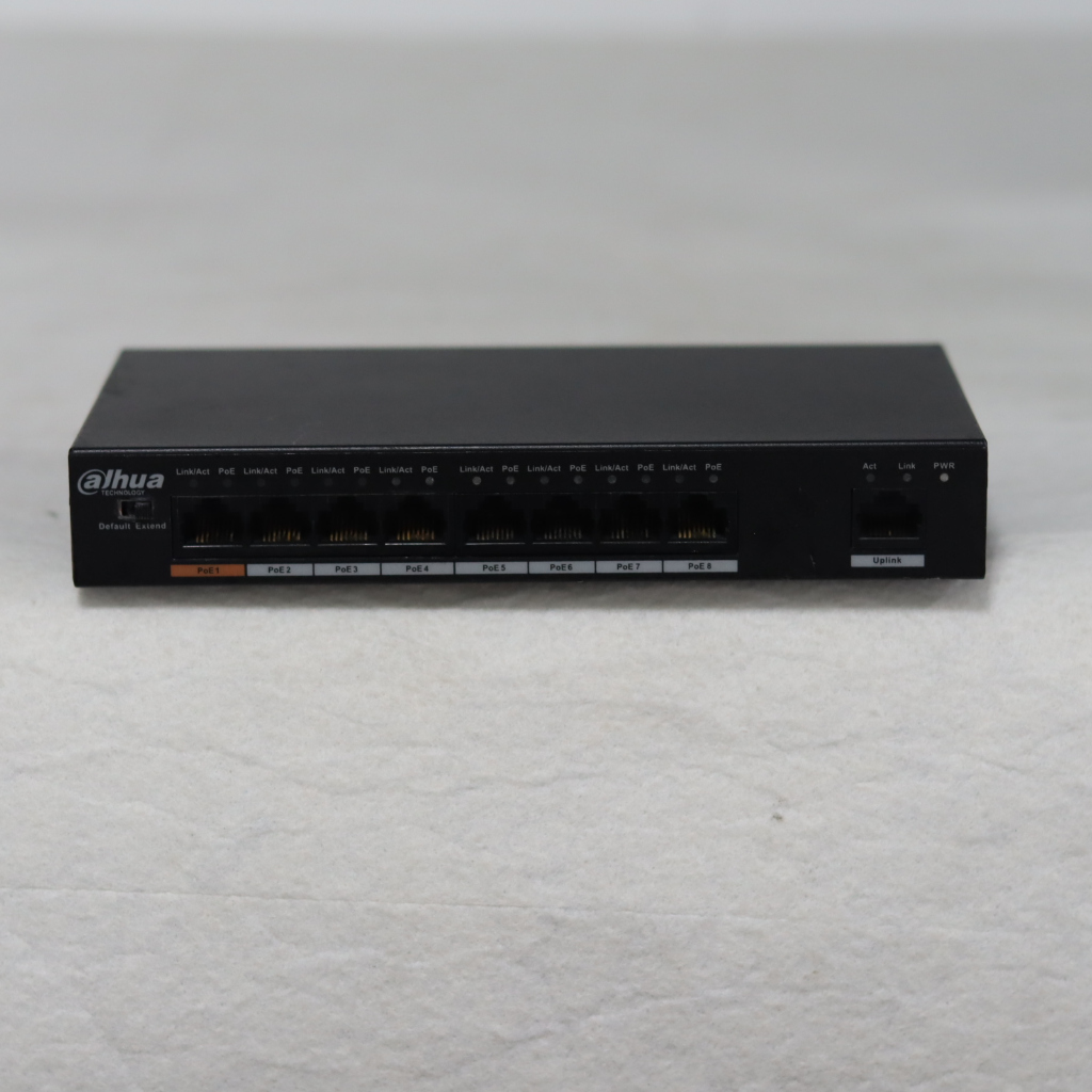 Dahua สวิตซ์ รุ่น PFS3009-8ET-96 PoE Dahua 8-Port PoE Switch