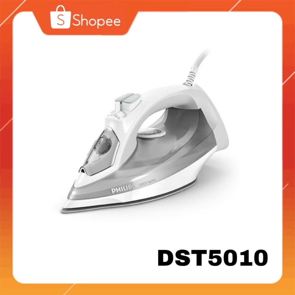 Philips Steam Iron 5000 Series เตารีดไอน้ำ รุ่น  DST5010/10 กำลังไฟ 2,400 วัตต์ DST5010