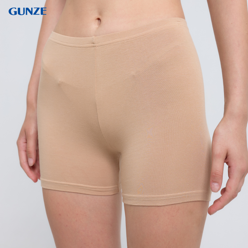 GUNZE กางเกงซับใน ขาสั้น Micromodal collection รุ่น NB4812 สีโอวัลติน