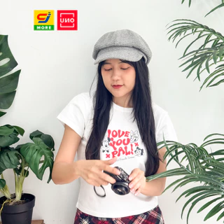 UNO เสื้อยืด Baby Tee Mickey&Friends ลิขสิทธิ์แท้