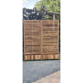 ระแนง พร้อมกระถางปลูกต้นไม้ บังตา งานไม้เลื้อย สูง180ซม.