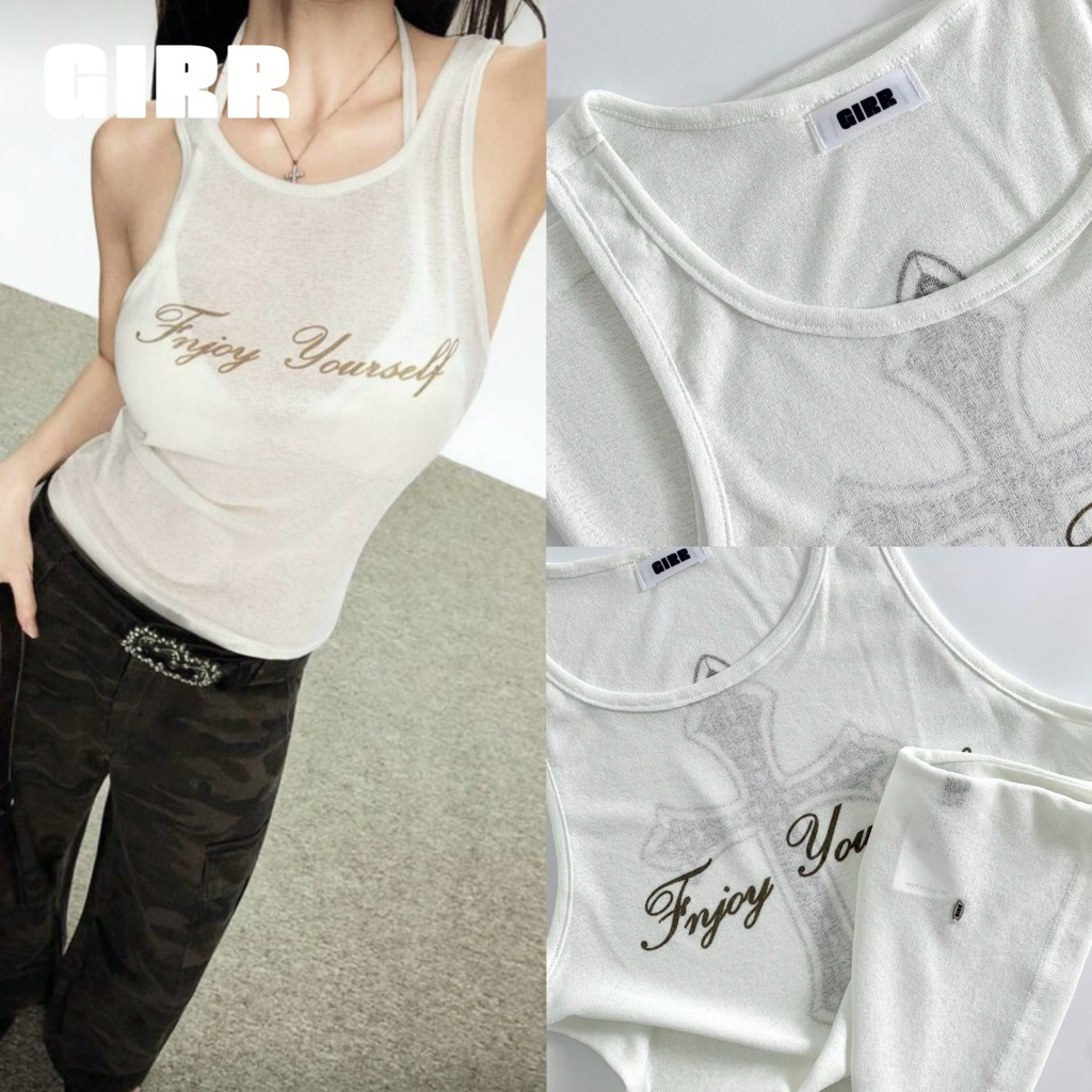 GIRR - Sheerline  เสื้อแขนกุดแบบบาง