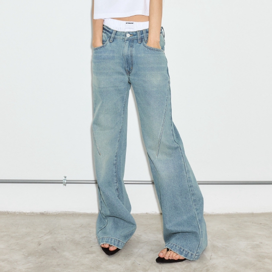 PNST TATE  Loose flare Jeans
