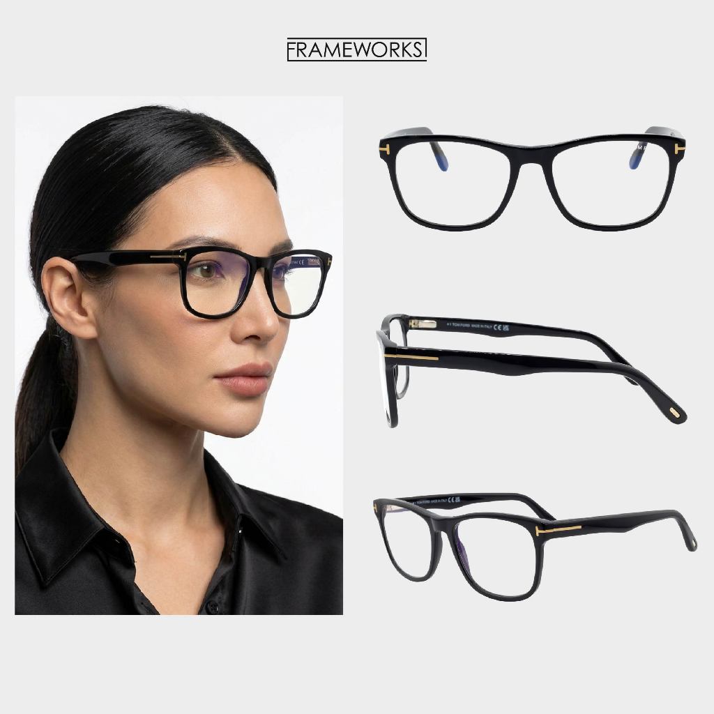 TOM FORD กรอบแว่น รุ่น TF5662-B | แท้ มือหนึ่ง กล่องและอุปกรณ์ครบ