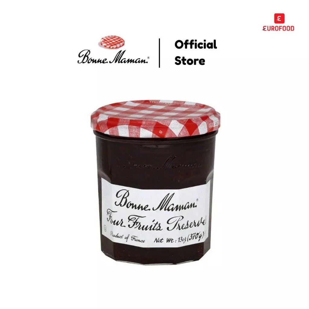 BONNE MAMAN FOUR FRUITS 370 G. / แยมบอนน์มาม็องรสโฟร์ฟรุ๊ต (เบอร์รีรวม) ขนาด 370 กรัม