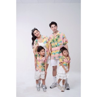 ❤ พร้อมส่งจ้า ❤ เสื้อฮาวายเด็ก เสื้อฮาวายผู้ใหญ่ เสื้อคู่รัก…
