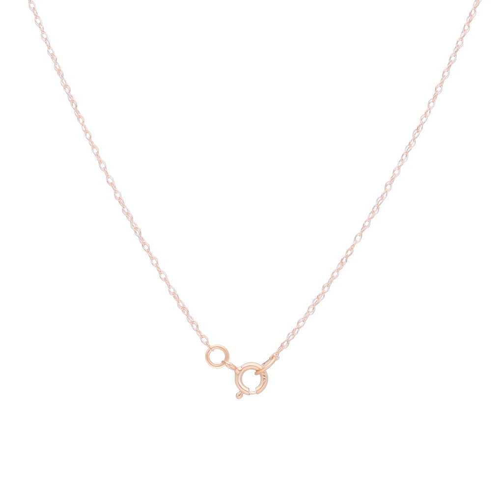 9K Rose Gold Cable Chain 18 inches