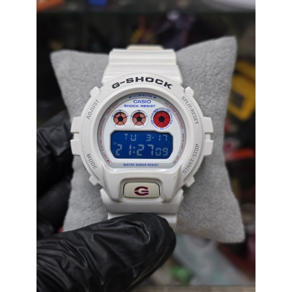 🌈มือ2 ของแท้💯% CASIO G-SHOCK🇫🇷DW-6900AC🇳🇱DW6900 g shock🌈ผ่อนได้  มีปลายทาง🌈